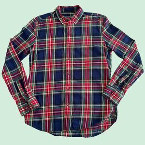 Topman Men’s Plaid Flannel Shirt - Size Small - Multicolor